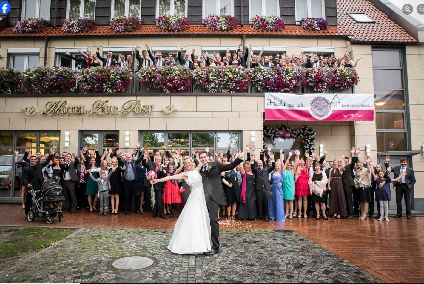 Hotel Zur Post Wettringen  Bagian luar foto
